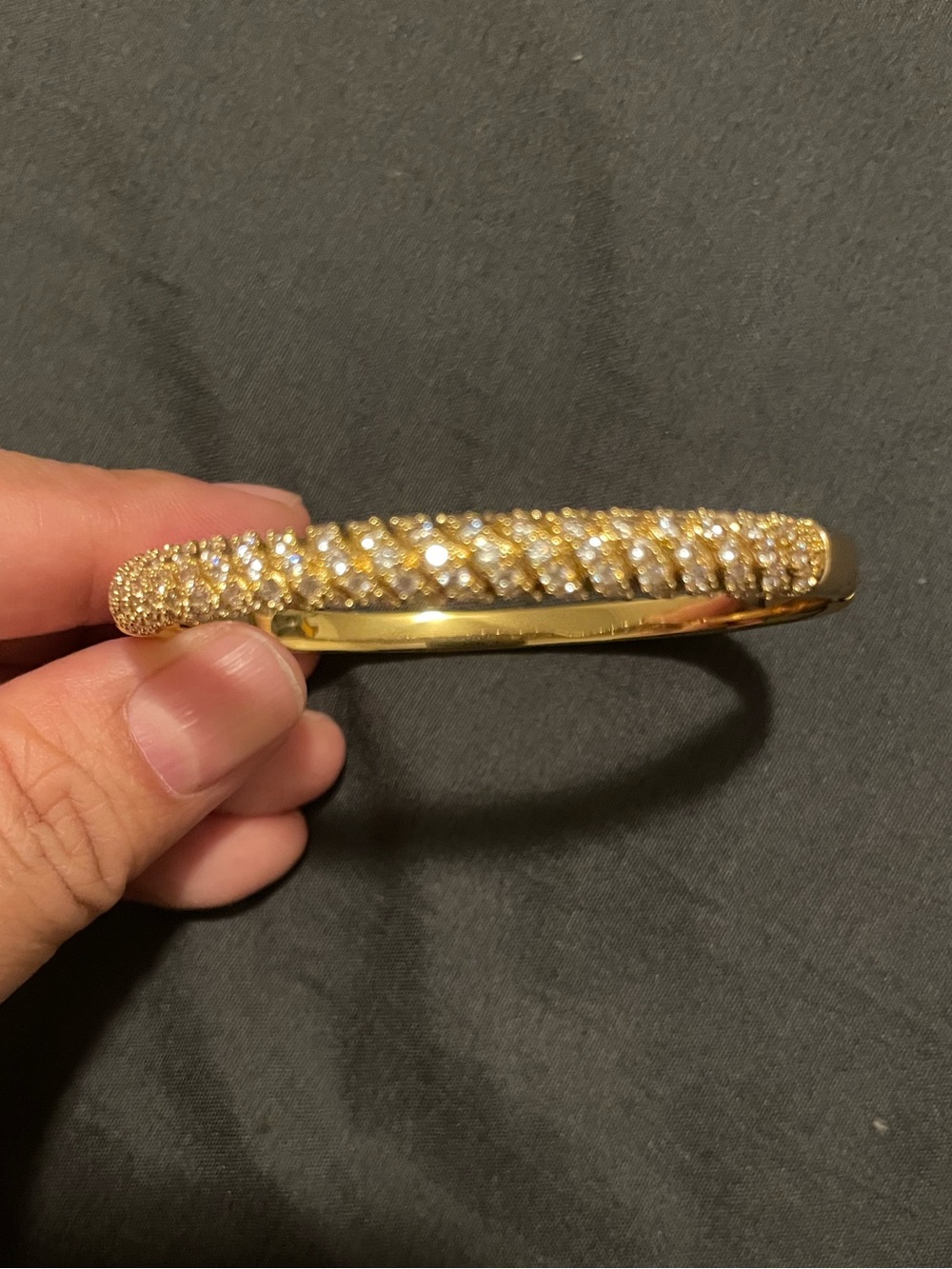 New - 14k gold plated bangle